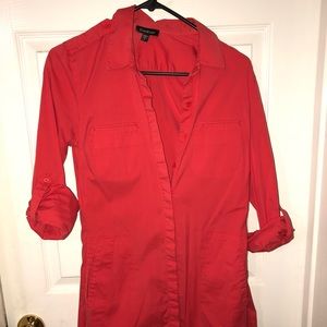 Long button down shirt by BeBe